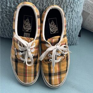 Vans Yellow and Black Sneakers Classic Style